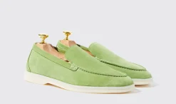 Clearance Scarosso Ludovica Verde Chiaro Scamosciata Light Green - Suede