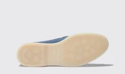 New Scarosso Ludovico Acciaio Scamosciato Steel Blue - Suede