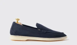 Hot Scarosso Ludovico Blu Scamosciato Blue - Suede