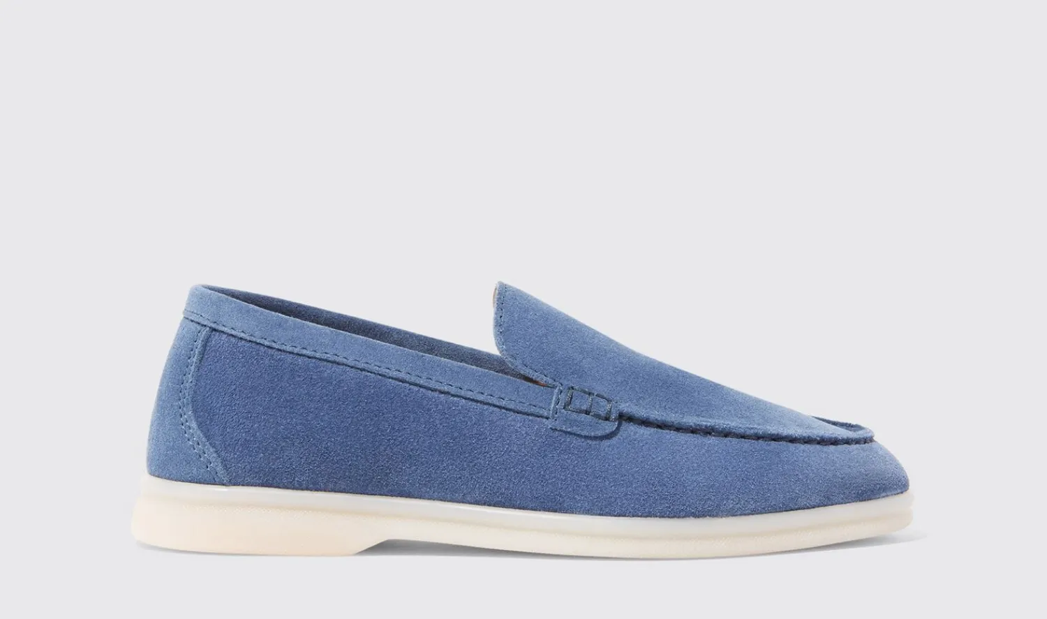 Cheap Scarosso Ludovico Boy Steel Suede Steel Blue - Suede