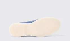 Cheap Scarosso Ludovico Boy Steel Suede Steel Blue - Suede
