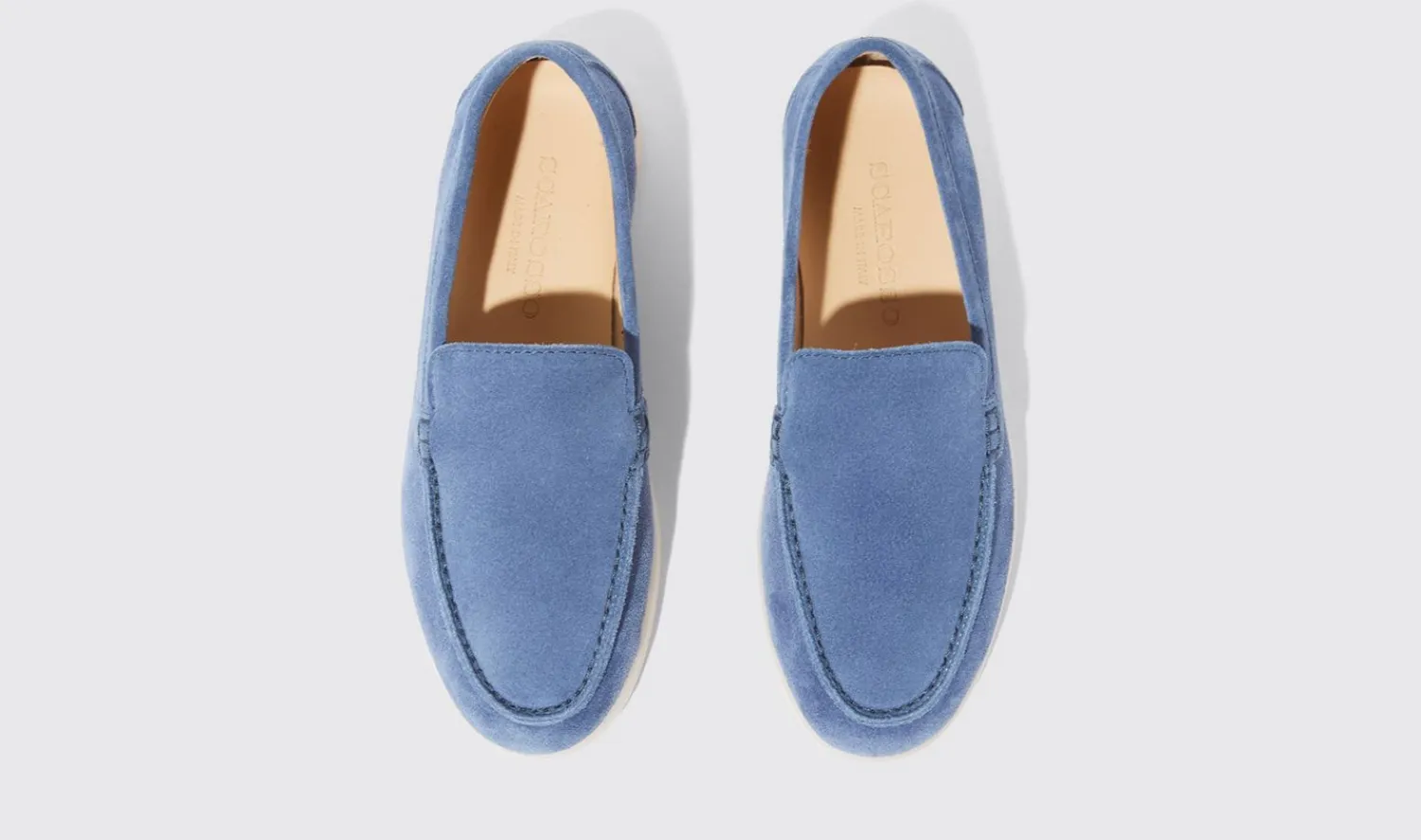 Cheap Scarosso Ludovico Boy Steel Suede Steel Blue - Suede