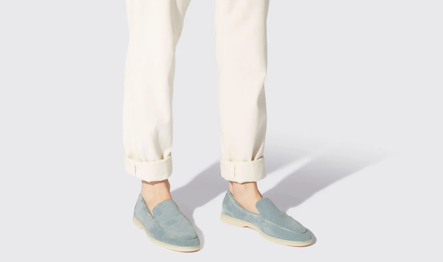 Shop Scarosso Ludovico Salvia Scamosciato Sage - Suede