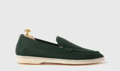 Best Sale Scarosso Ludovico Verde Scamosciato Green - Suede