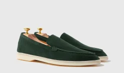 Best Sale Scarosso Ludovico Verde Scamosciato Green - Suede