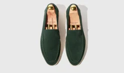 Best Sale Scarosso Ludovico Verde Scamosciato Green - Suede