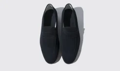 Clearance Scarosso Marzio Abisso Scamosciato Dark Blue Suede
