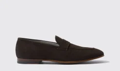 Discount Scarosso Marzio Moro Scamosciato Dark Brown Suede