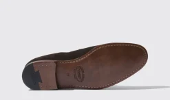Discount Scarosso Marzio Moro Scamosciato Dark Brown Suede