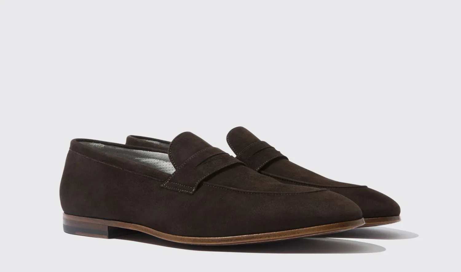 Discount Scarosso Marzio Moro Scamosciato Dark Brown Suede