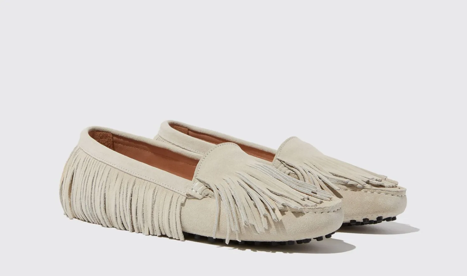 Cheap Scarosso Maya Cream Suede Cream - Suede