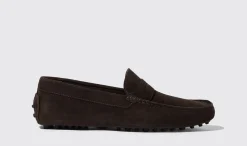 Discount Scarosso Michael Brown Suede Dark Brown - Suede