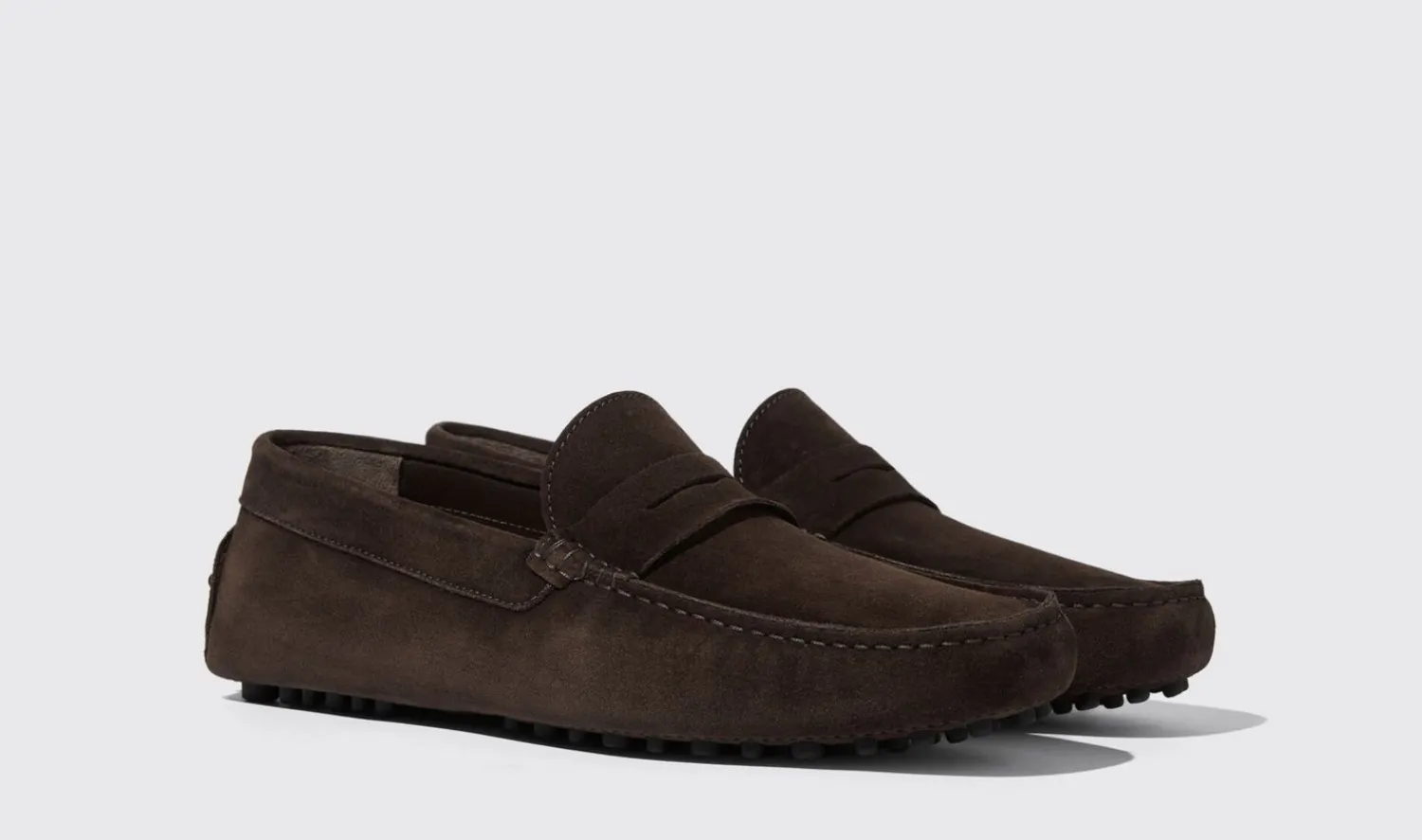 Discount Scarosso Michael Brown Suede Dark Brown - Suede