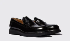 Best Scarosso Milo Black Bright Black - Brushed Calf
