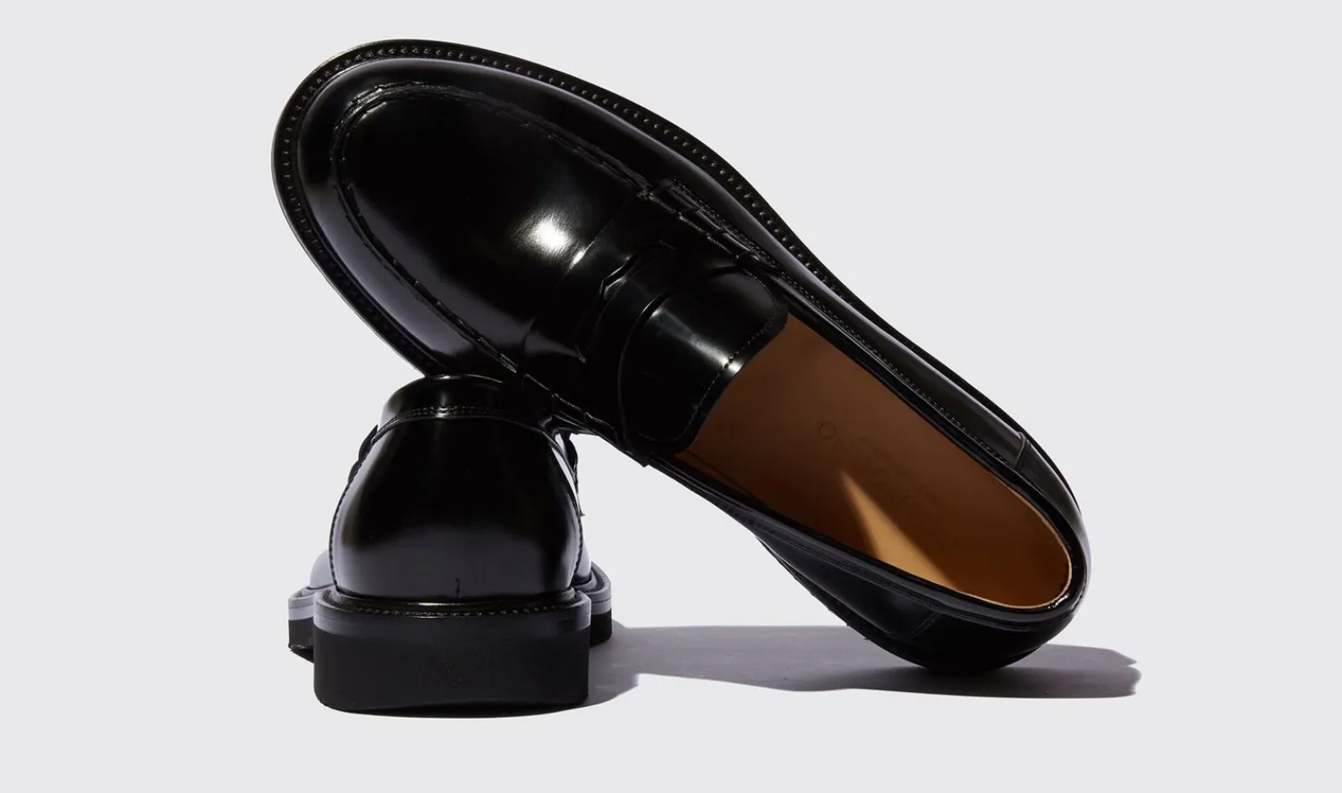 Best Scarosso Milo Black Bright Black - Brushed Calf