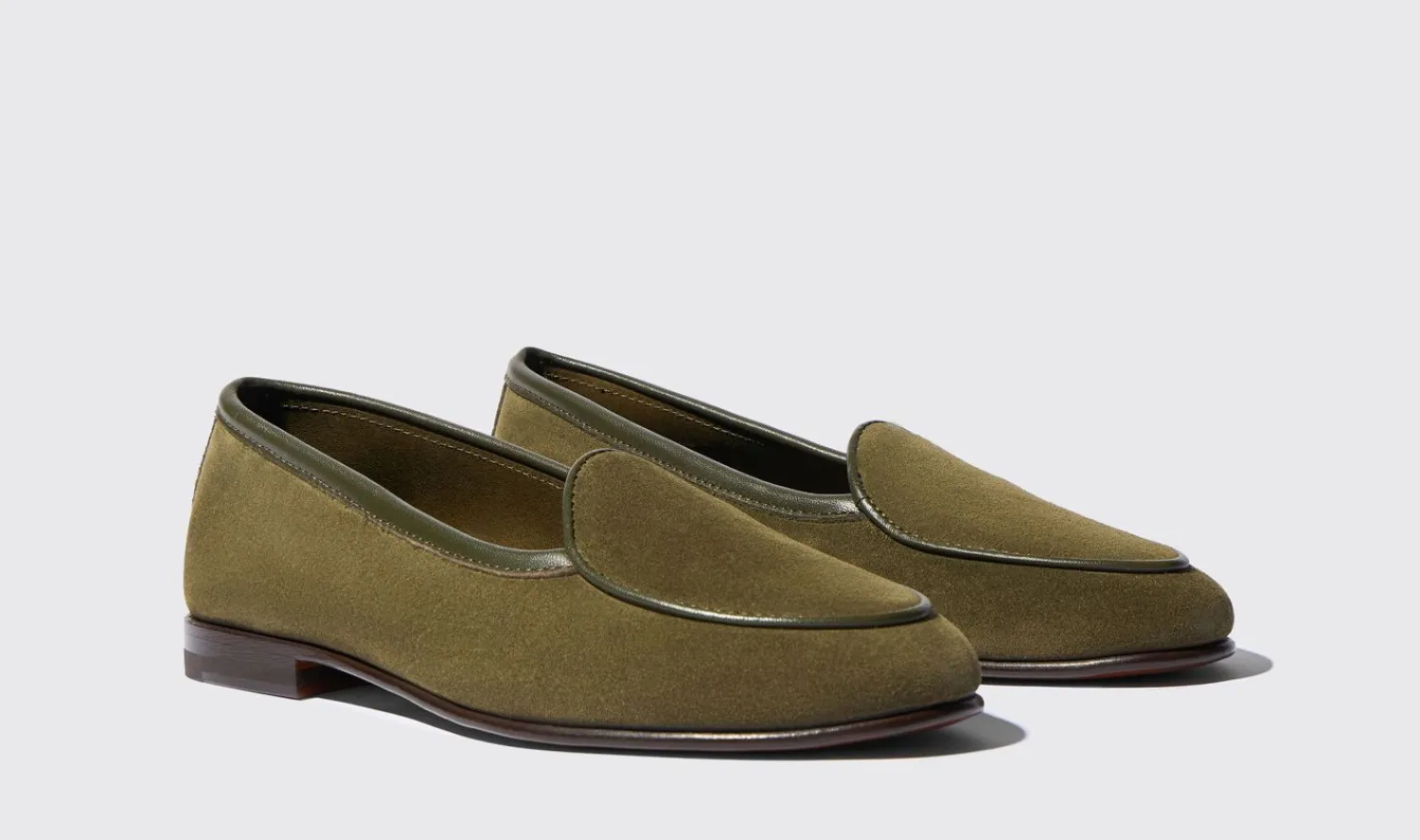 Shop Scarosso Nele Green Suede Green- Suede