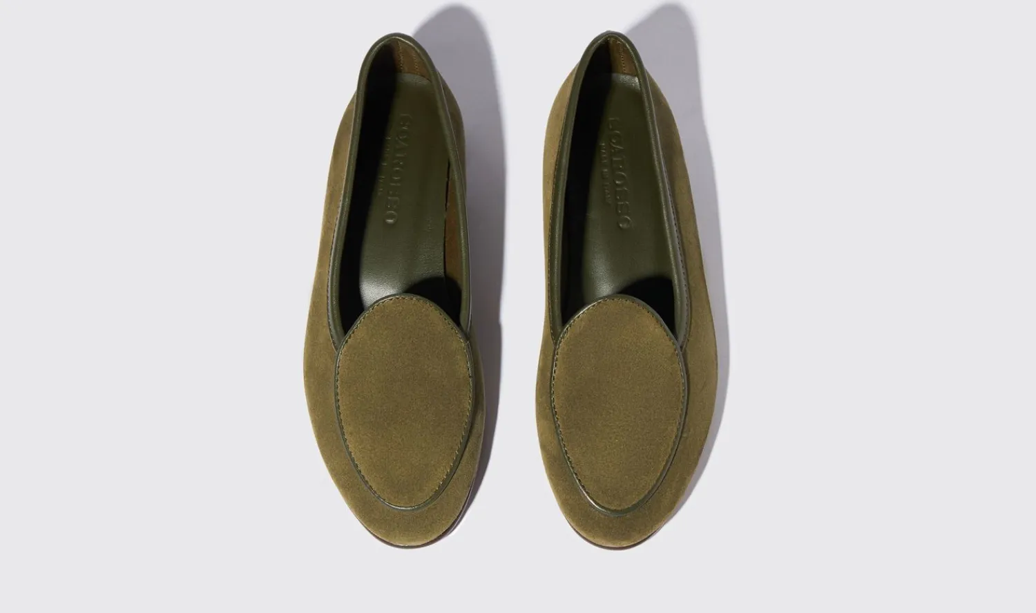 Shop Scarosso Nele Green Suede Green- Suede