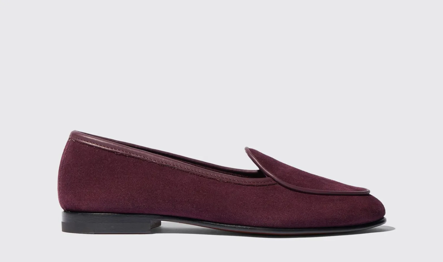 Outlet Scarosso Nele Red Suede Dark Red - Suede