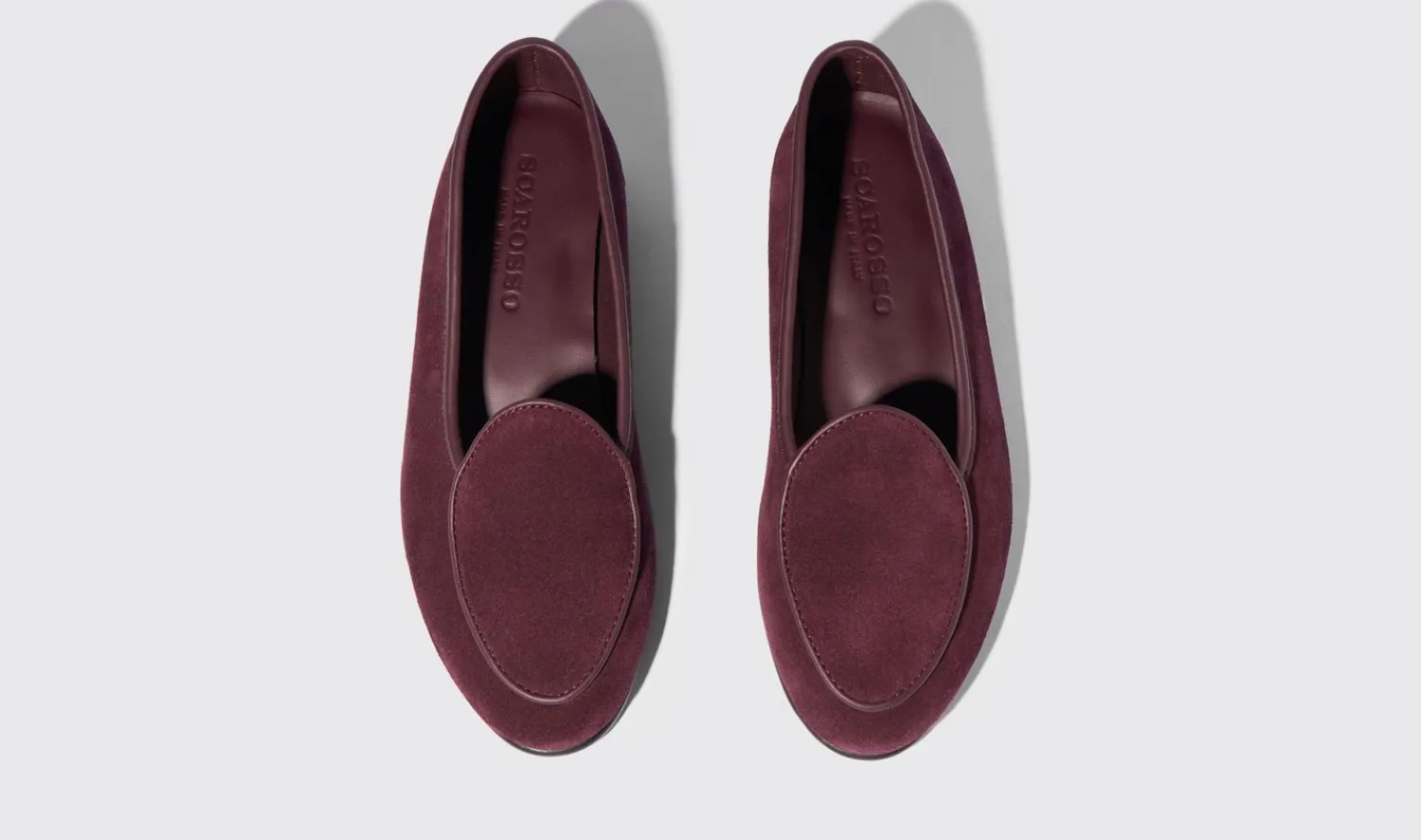 Outlet Scarosso Nele Red Suede Dark Red - Suede