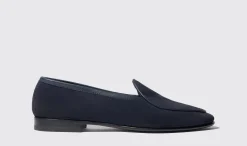 Sale Scarosso Nils Blue Suede Blue - Suede