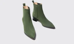 Fashion Scarosso Olivia Green Suede Green - Suede
