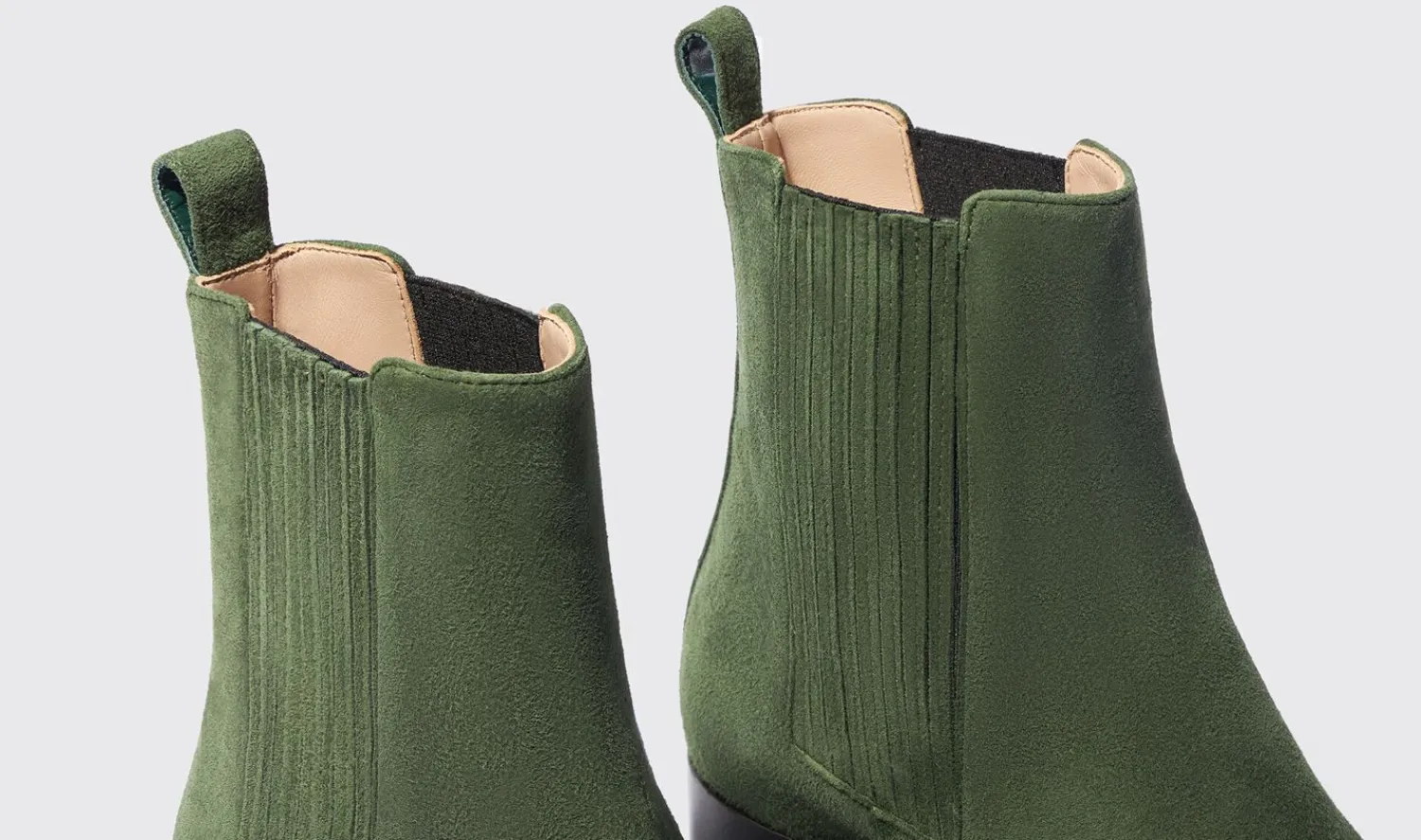 Fashion Scarosso Olivia Green Suede Green - Suede