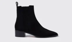 Fashion Scarosso Olivia Nera Scamosciata Black - Suede