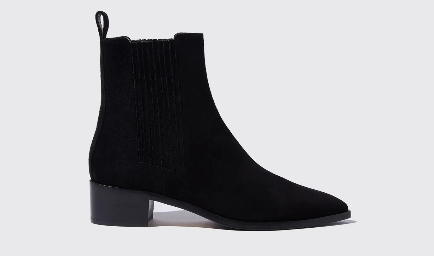 Fashion Scarosso Olivia Nera Scamosciata Black - Suede
