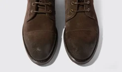 Shop Scarosso Paola Marrone Scamosciata Brown - Suede