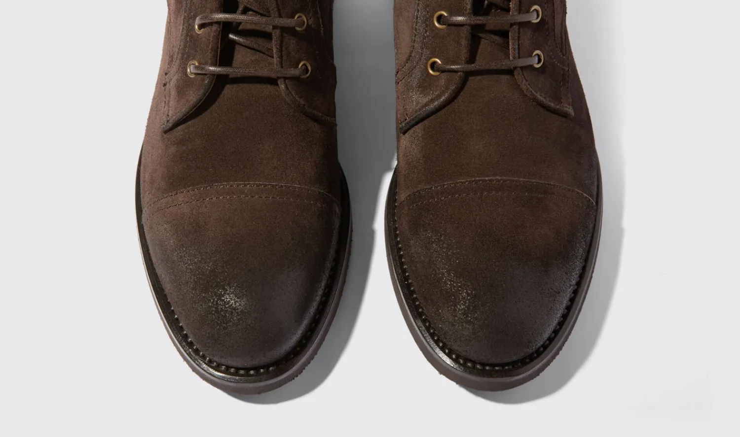 Shop Scarosso Paola Marrone Scamosciata Brown - Suede