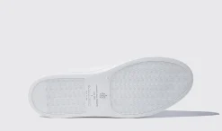 New Scarosso Pinstripe White White - Calf