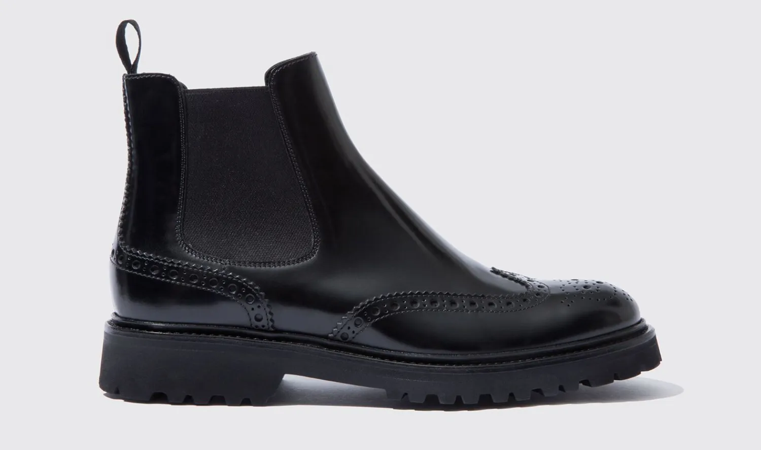 Cheap Scarosso Poppy Black Black - Polished Calf