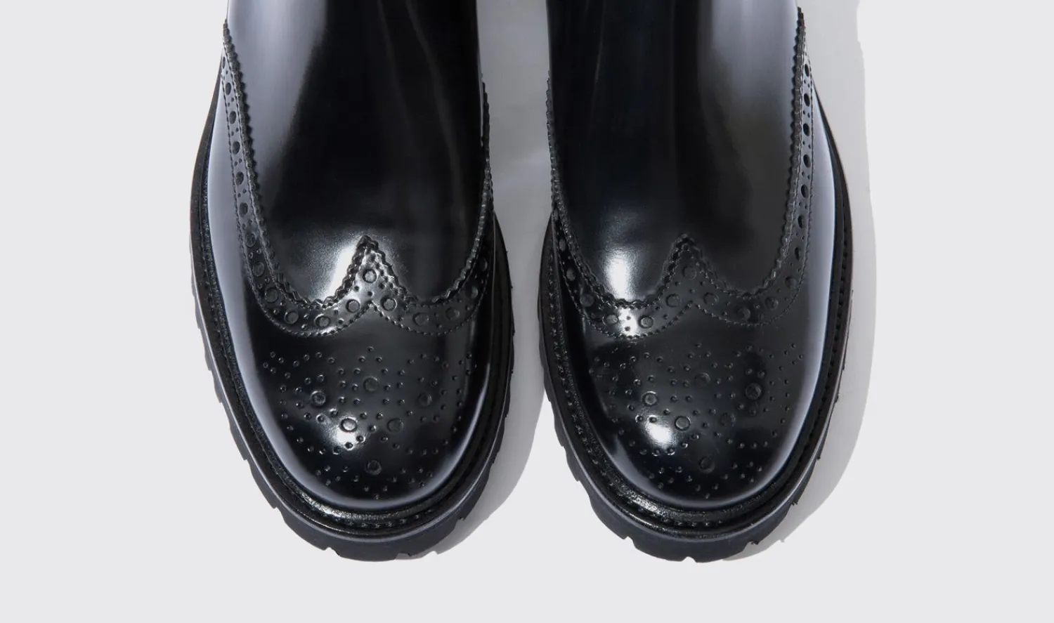 Cheap Scarosso Poppy Black Black - Polished Calf