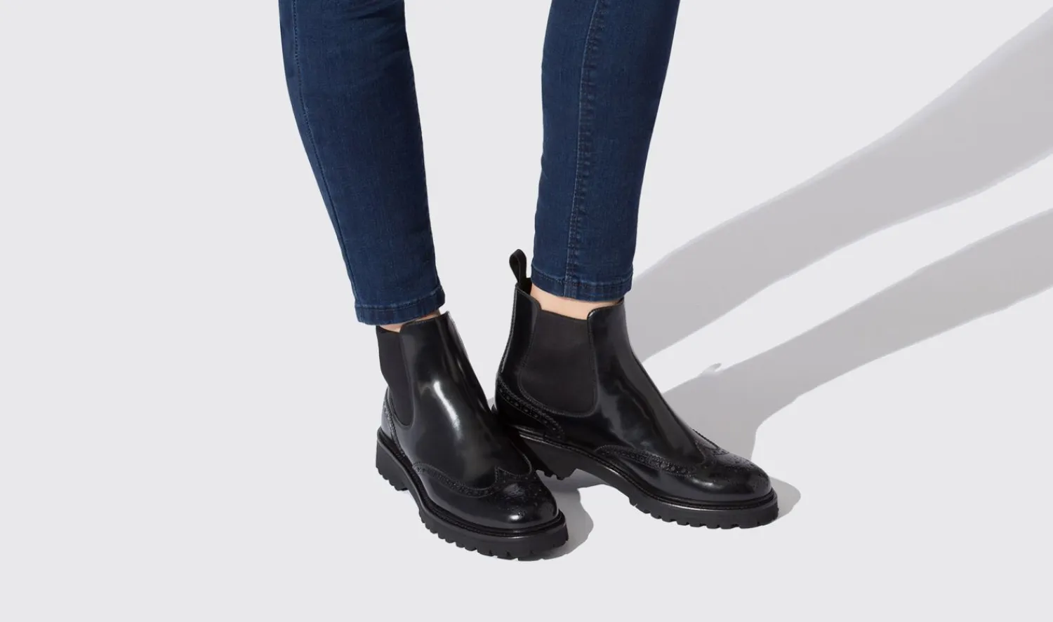 Cheap Scarosso Poppy Black Black - Polished Calf