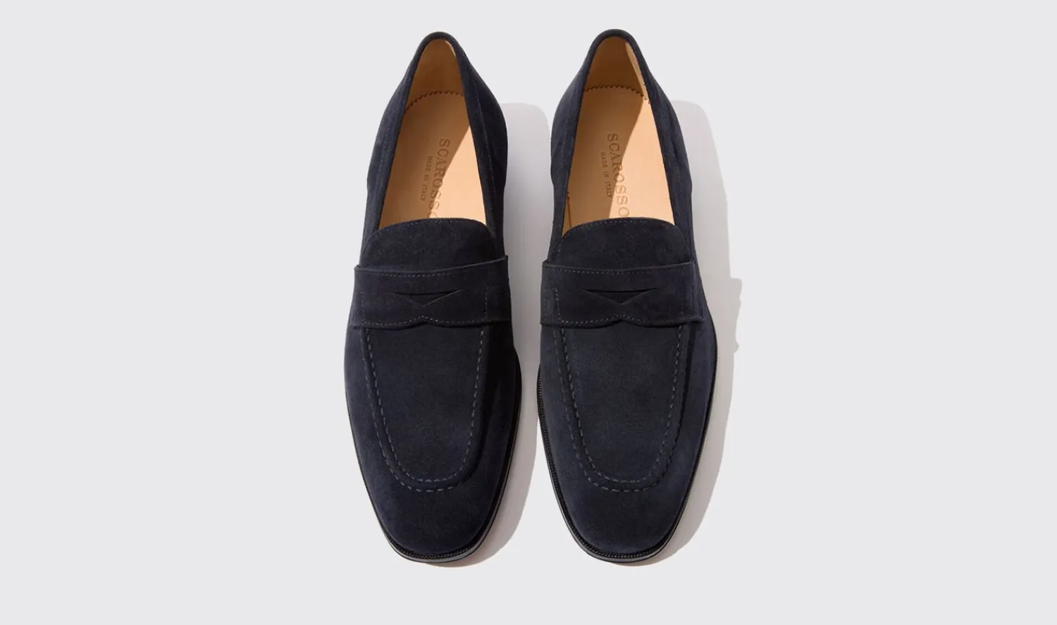 Cheap Scarosso Raimondo Abisso Scamosciato Dark Blue Suede