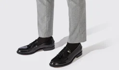 Best Sale Scarosso Ralph Black Bright Black - Brushed Calf