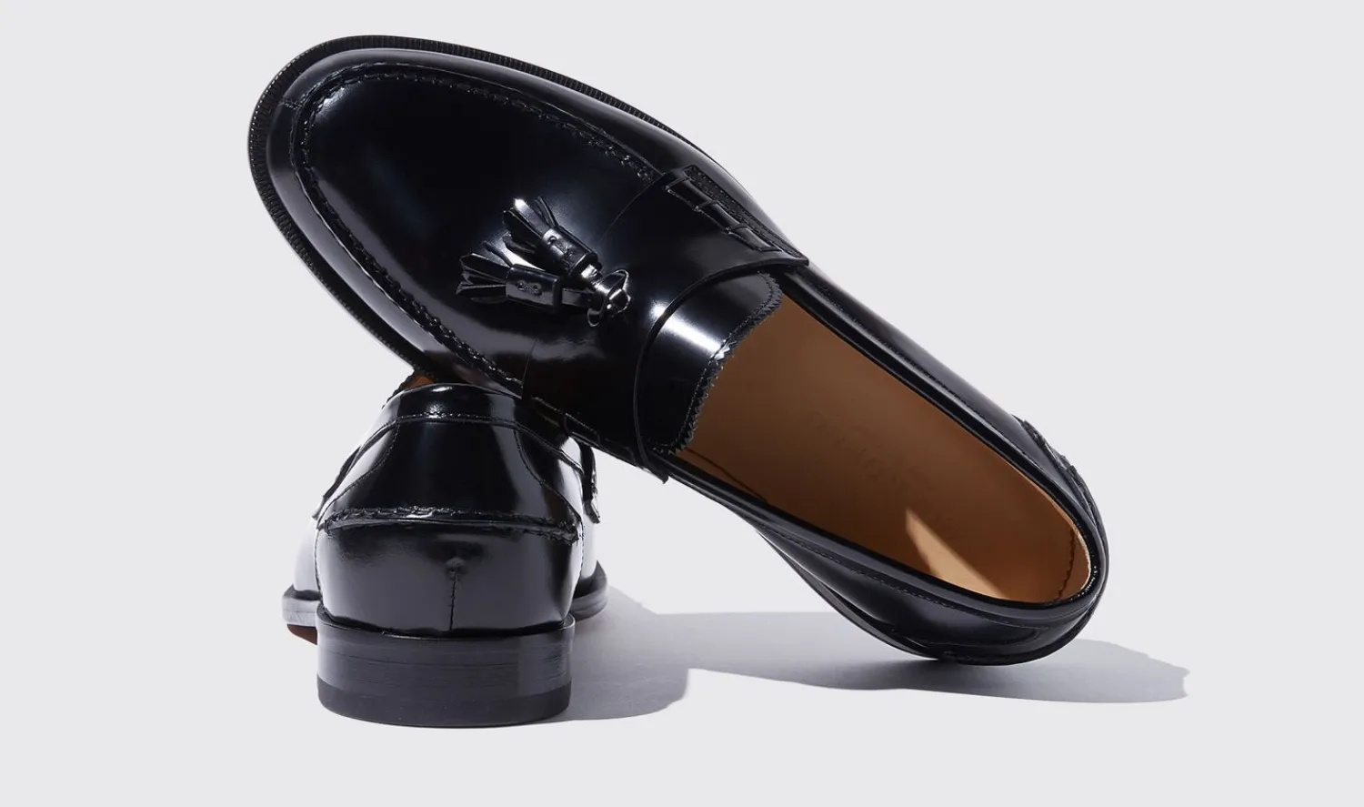 Best Sale Scarosso Ralph Black Bright Black - Brushed Calf