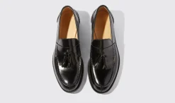 Hot Scarosso Ralphine Black Bright Black - Brushed Calf