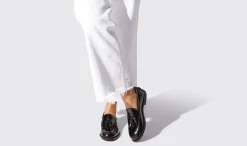 Hot Scarosso Ralphine Black Bright Black - Brushed Calf
