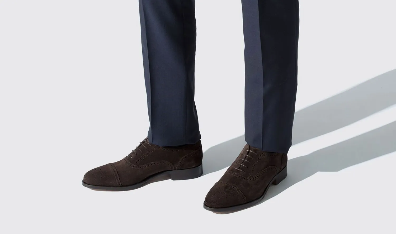 Shop Scarosso Roberto Dark Brown Suede