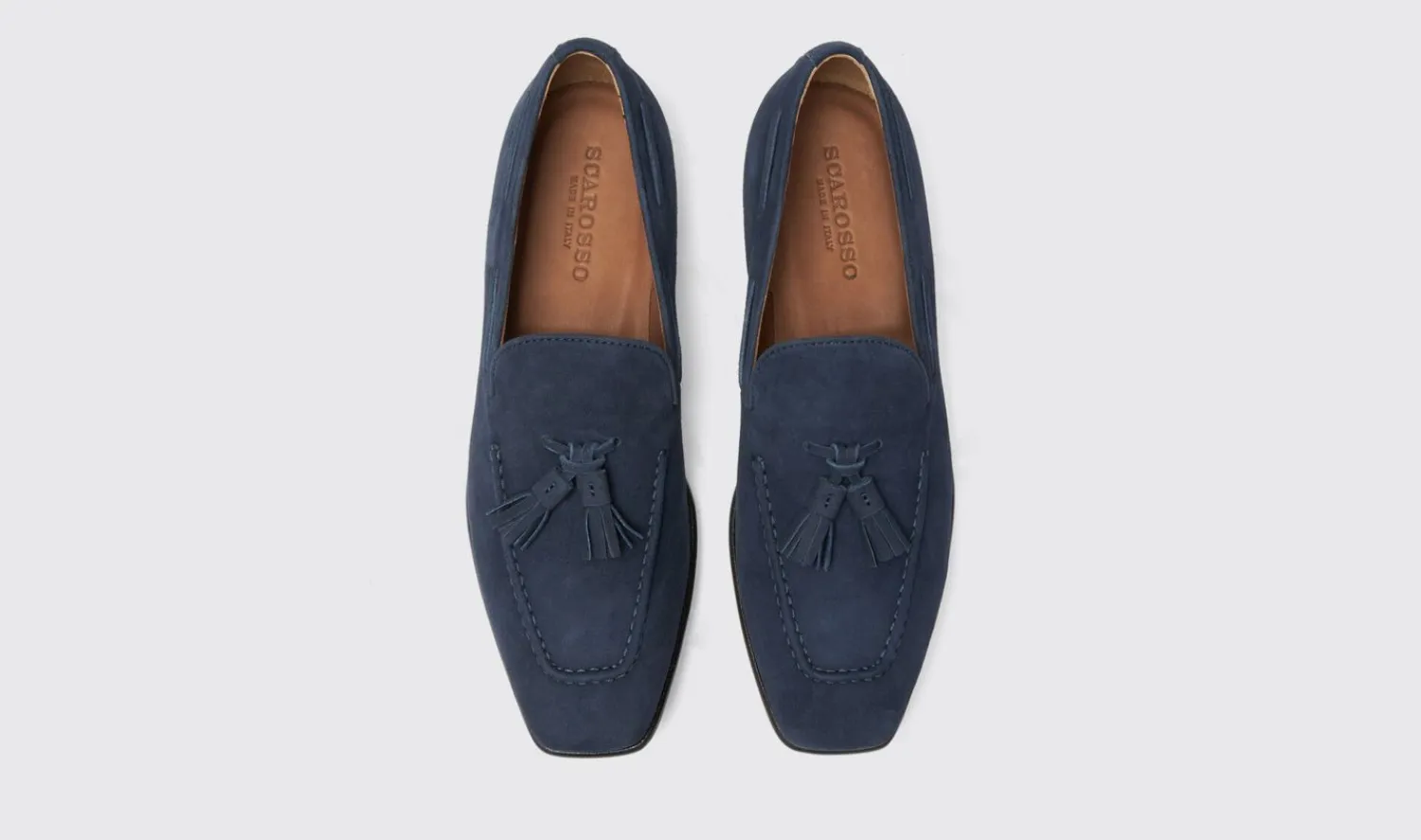 Clearance Scarosso Rodolfo Blue Suede Blue - Suede