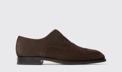 Shop Scarosso Salvatore Brown Suede Brown - Suede