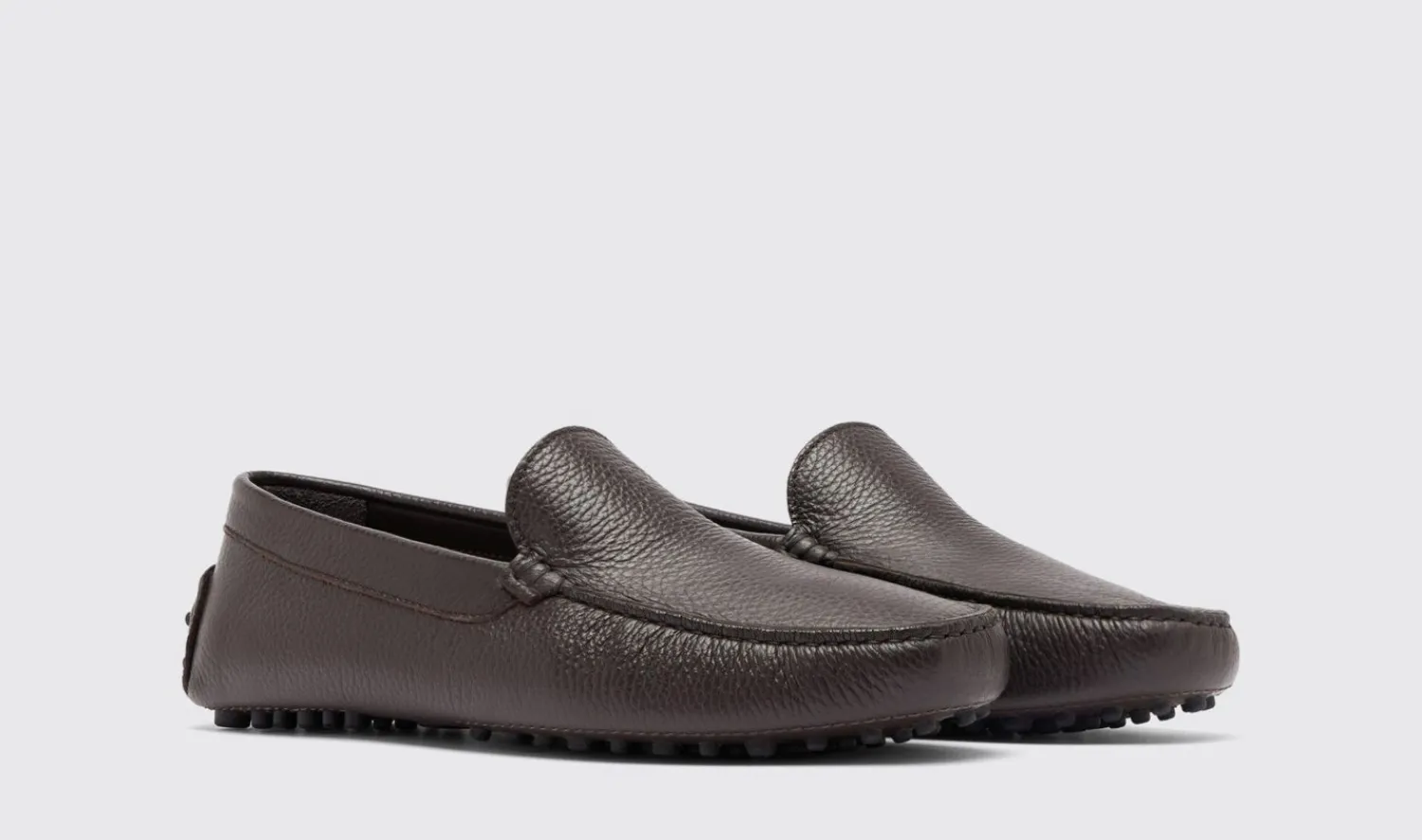 Shop Scarosso Scott Brown Grain Brown Grain - Calf