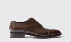 Cheap Scarosso Silvio Dark Brown Calf