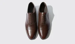 Cheap Scarosso Silvio Dark Brown Calf