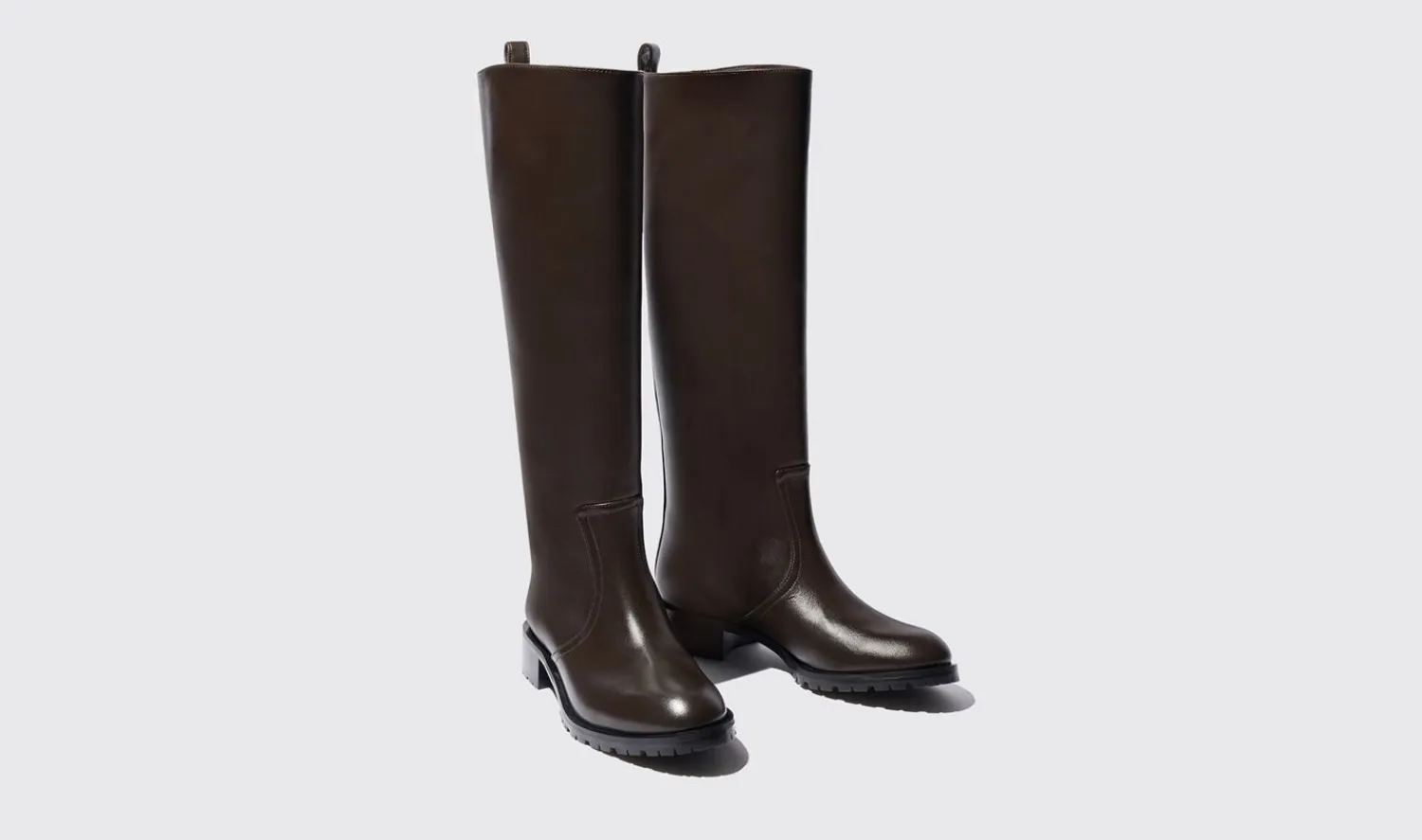 Clearance Scarosso Sofia Brown Brown - Calf