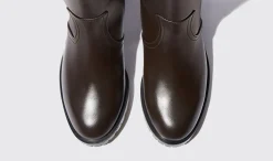 Clearance Scarosso Sofia Brown Brown - Calf