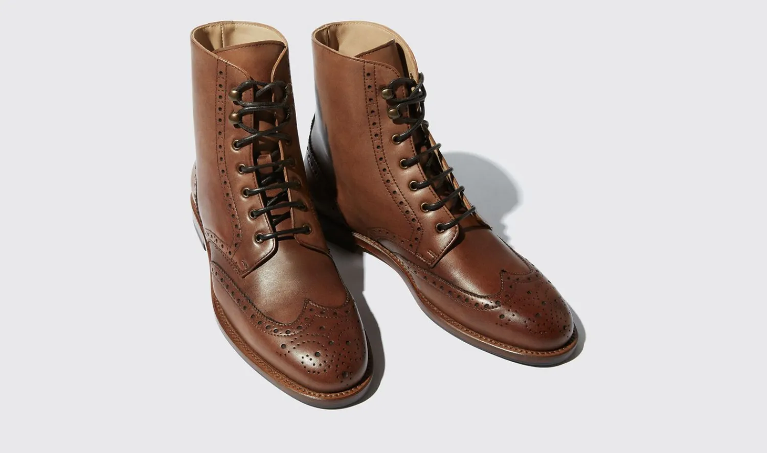 Shop Scarosso Stefania Caramello Brown - Calf