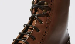 Shop Scarosso Stefania Caramello Brown - Calf