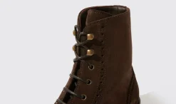 Hot Scarosso Stefania Marrone Scamosciata Brown - Suede